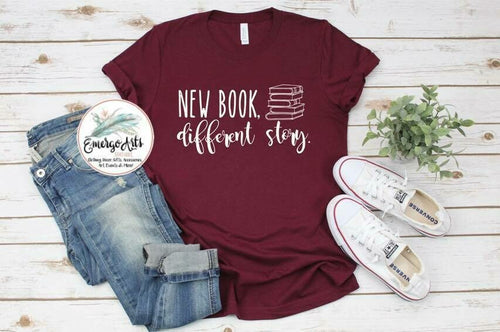 New Book Different Story Graphic Tee