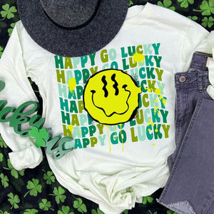 Happy Go Lucky St. Patrick's Day Graphic Tee