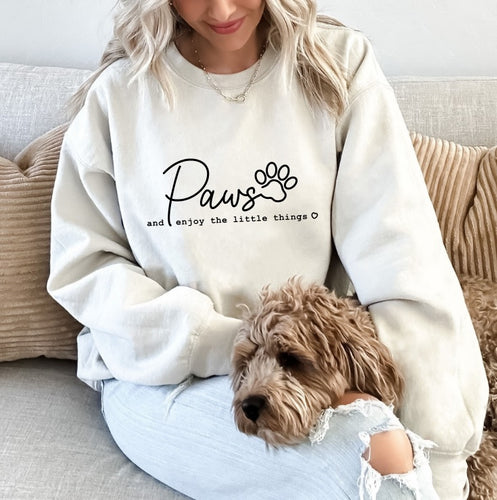 Paws and Enjoy the Little Things Sweater