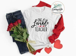 One Loveable Teacher Graphic Tee