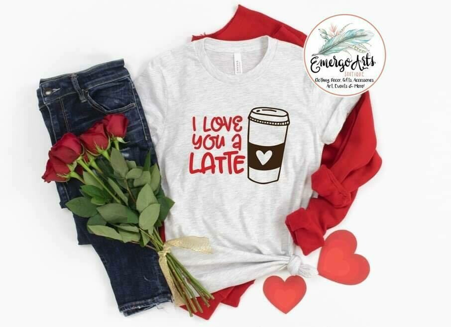 Love you A Latte Graphic Tee