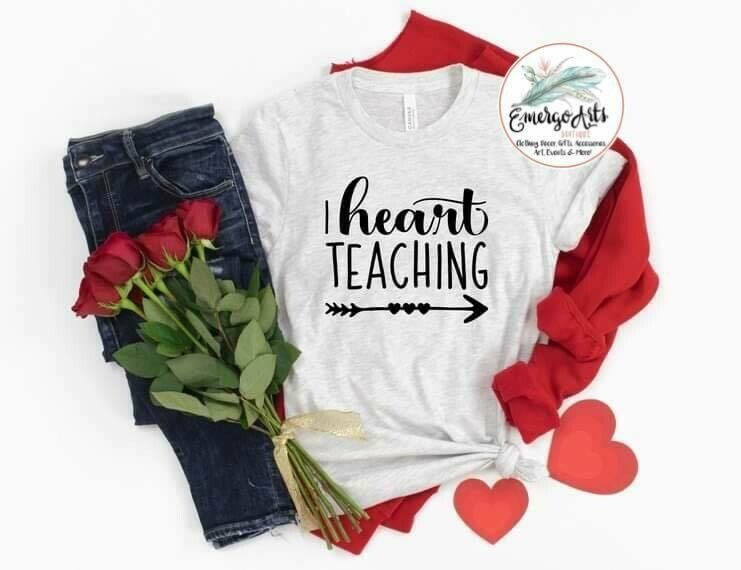 I Heart Teaching Graphic Tee