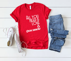 All you need is love & Guac Graphic Tee