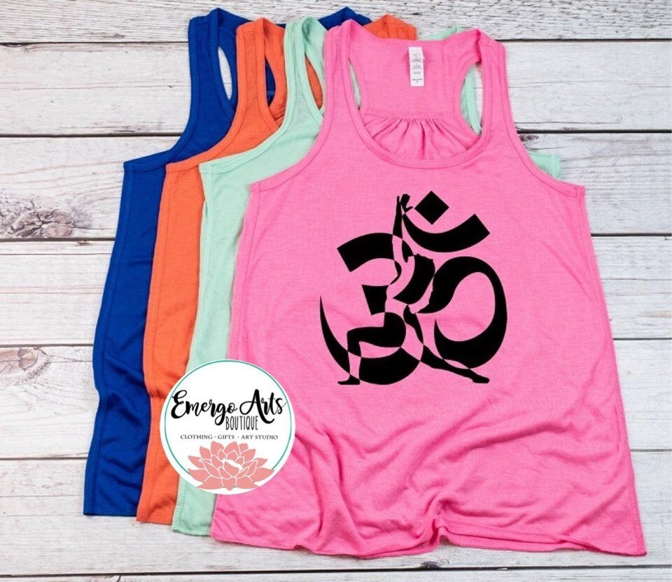 Yoga OM Graphic Tee or Tank