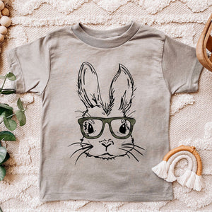 Camo Bunny Glasses Graphic Tee
