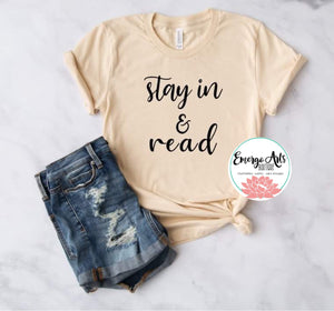 Stay In Bed & Read Graphic Tee