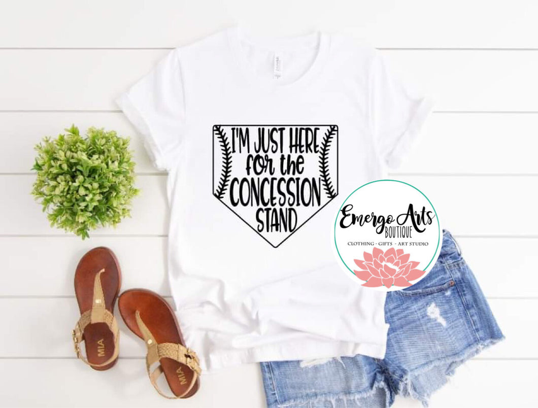 I'm just here for the concession stand Graphic Tee