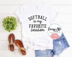 Softball is my Favorite Season Graphic Tee
