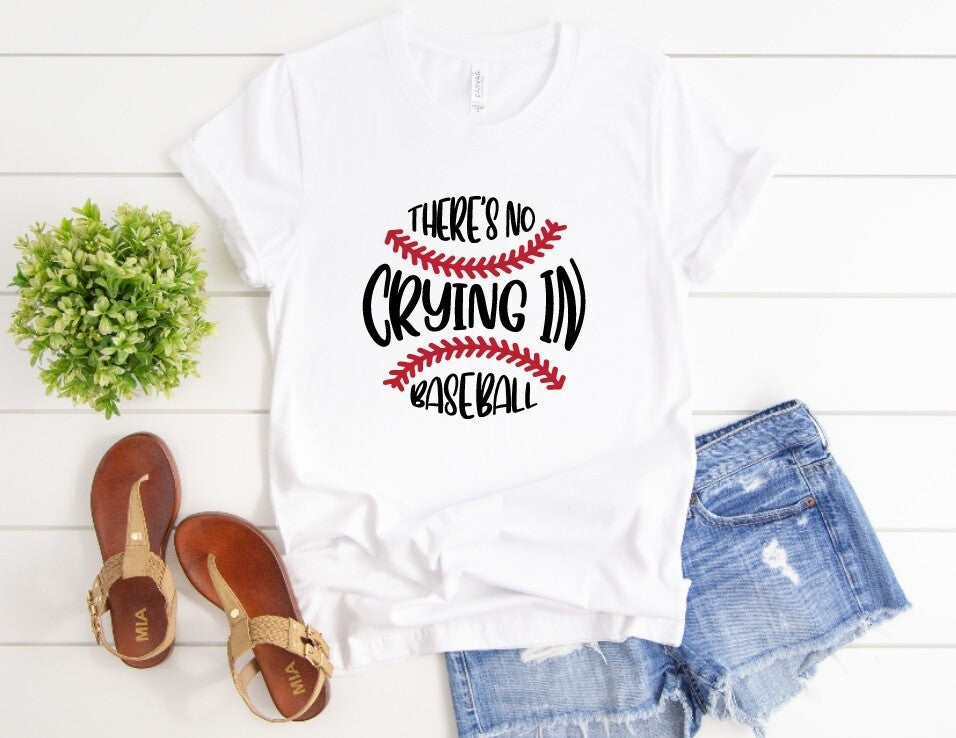 No Crying In Baseball Graphic Tee