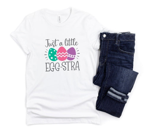 Just a Little Eggstra YOUTH Graphic Tee