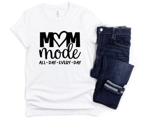 Mom Mode All Day Graphic Tee