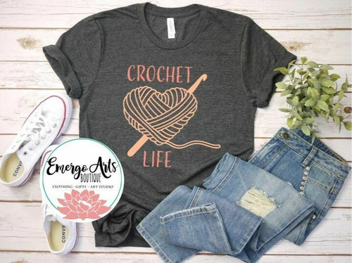 Crochet Life Graphic Tee
