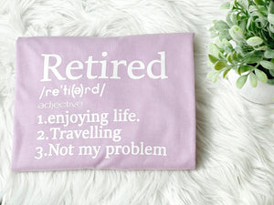Retired Definition Graphic Tee