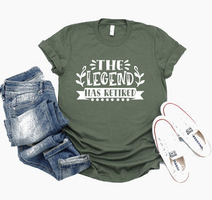 The Legend Has Retired Graphic Tee
