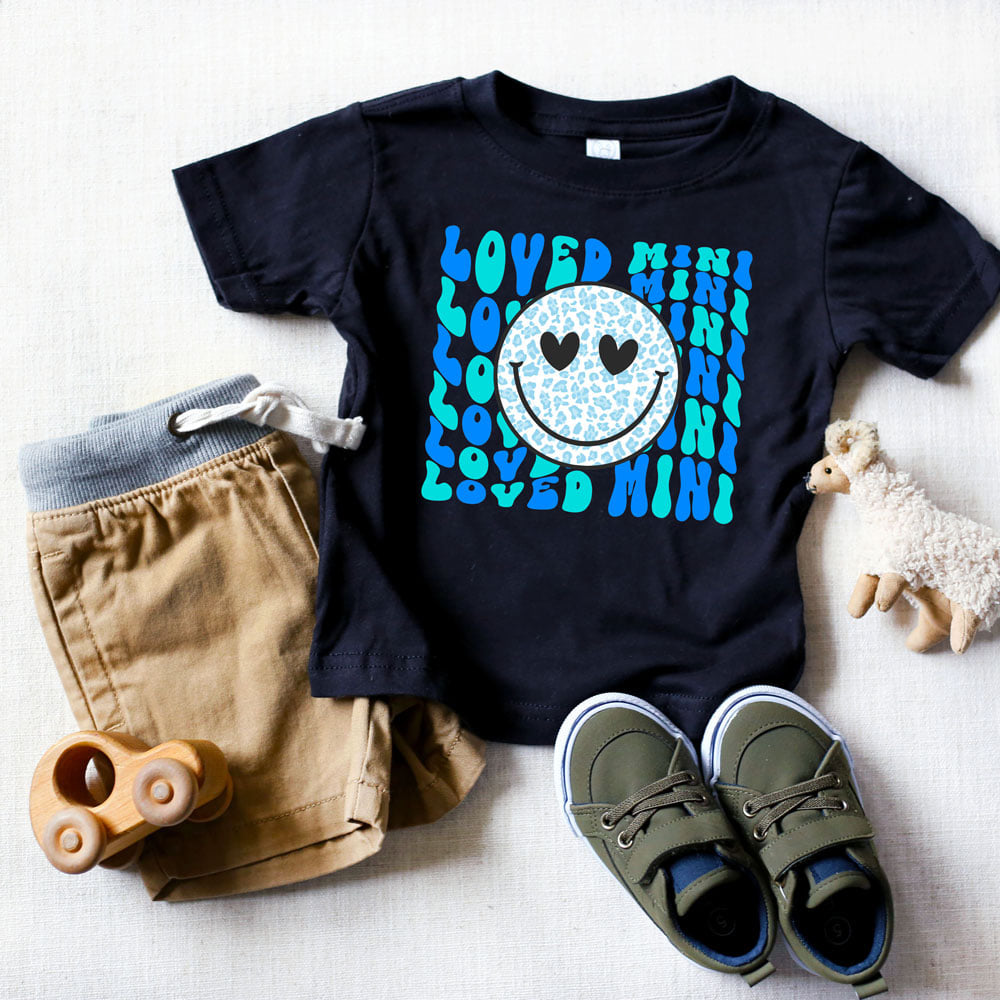 Loved Mini Blue/Green YOUTH Graphic Tee