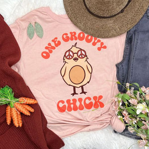 One Groovy Chick Graphic Tee