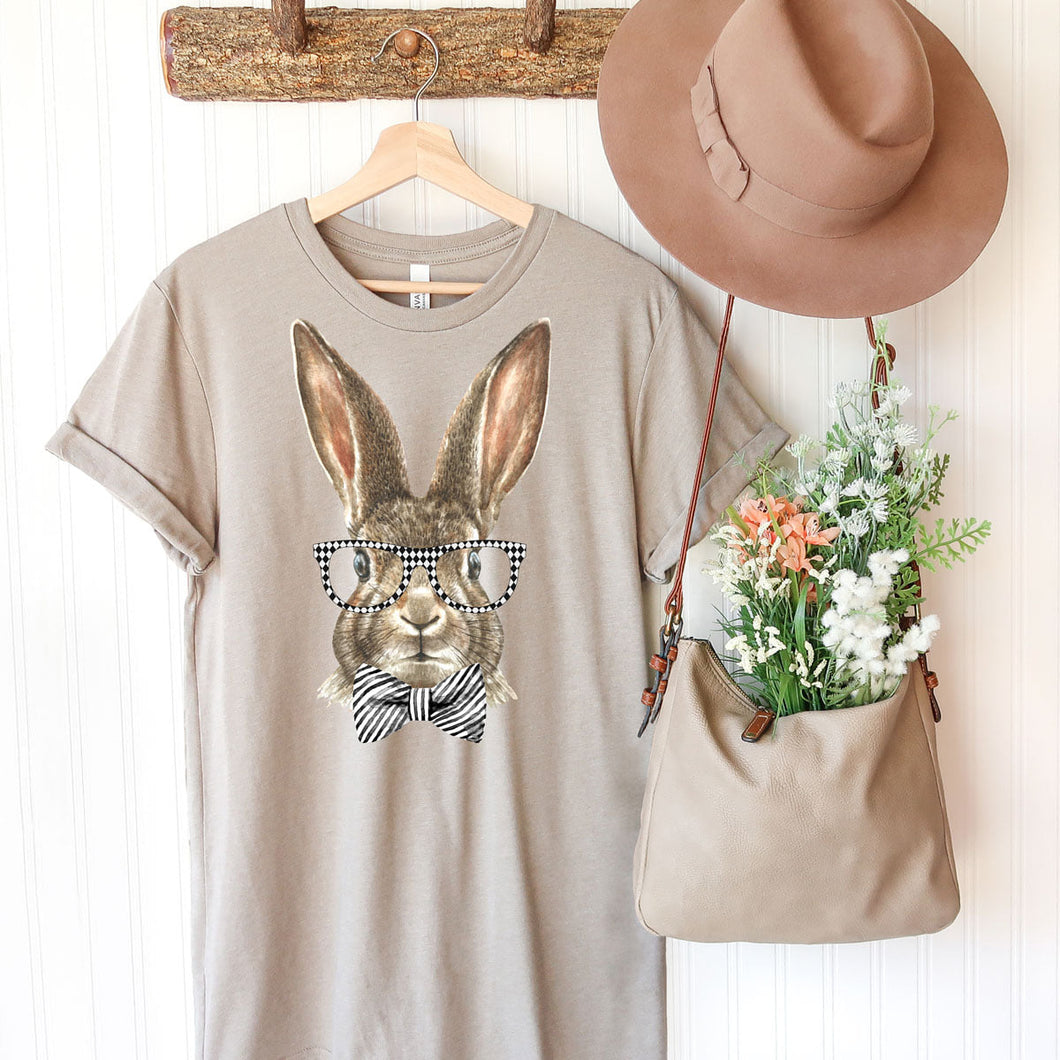 Bunny with Bowtie Graphic Tee