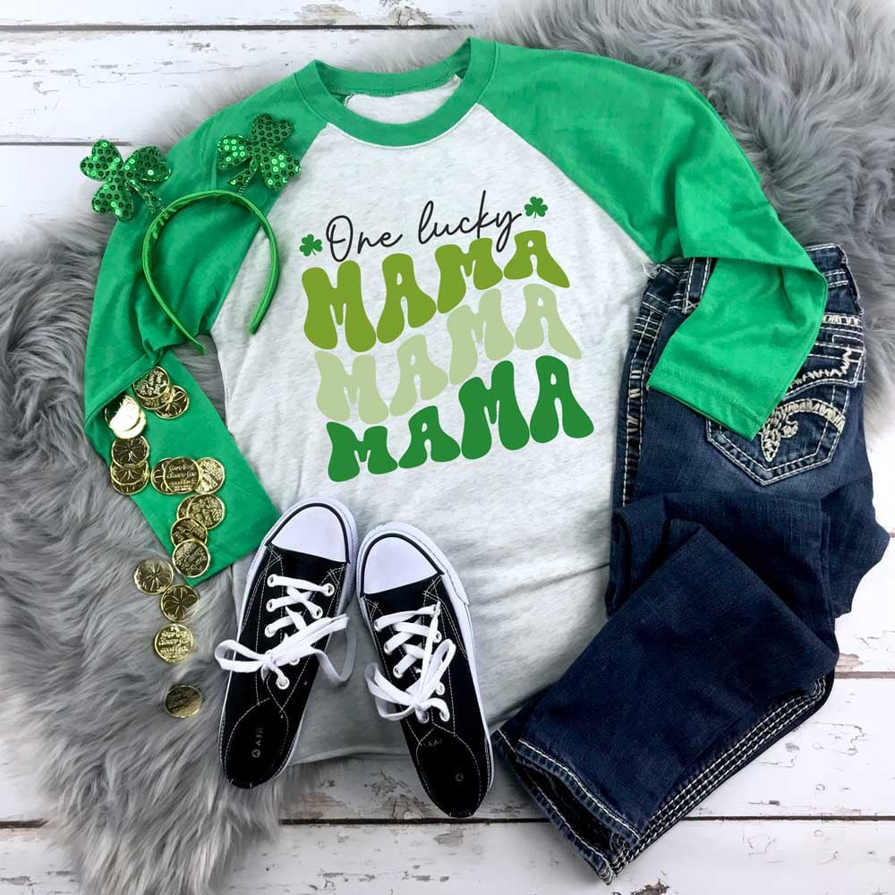 One Lucky Mama Graphic Tee