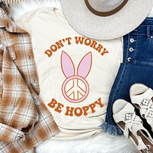 Don't Worry Be Hoppy Graphic Tee
