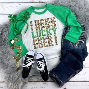 Lucky Word Stack Graphic Tee