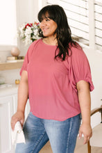 Audrey Top In Dusty Rose