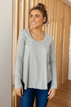Every Girl's Favorite Basic Top in Heather Gray