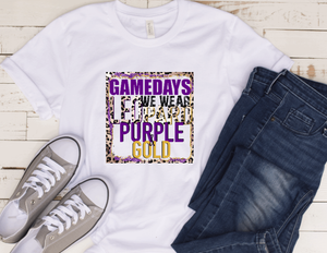 Game Day Purple & Gold Bucks Spirit Tee