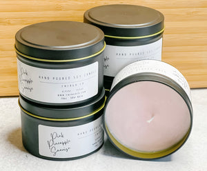Pink Pineapple Sunrise Soy Candle