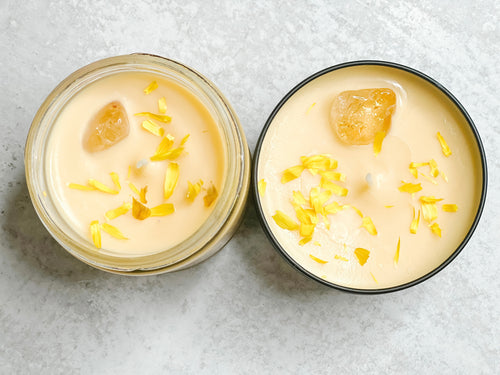 Citrine Sunshine - Soy Candle {Crystal Collection}