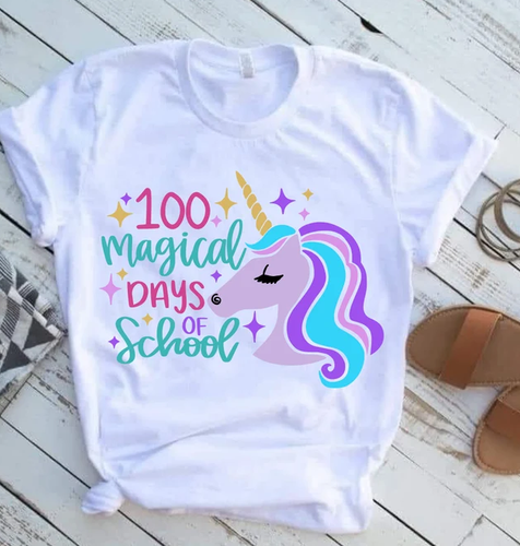 100 Magical Days of School YOUTH Graphic Tee